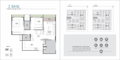Image of 1764 Sq.ft 3 BHK Apartment / Flat for sale in Shambhavi Swam Sky by Shambhavi Corporation	, Ognaj, Ahmedabad for Rs. 9000000