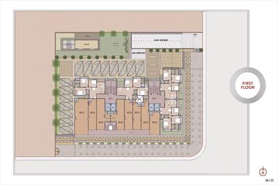 Image of 1830 Sq.ft 3 BHK Apartment / Flat for sale in Swastik Harvi Helios, Bopal, Ahmedabad for Rs. 8235000