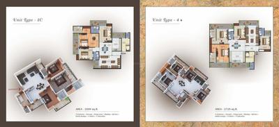 Image of 1290 Sq.ft 2.5 BHK Apartment / Flat for sale in Apex Athena, Sector 75, Noida for Rs. 17200000