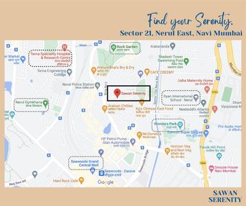 Image of 1500 Sq.ft 3 BHK Apartment / Flat for sale in Shree Sawan Serenity, Nerul, Navi Mumbai for Rs. 26500000