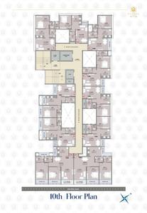 Image of 635 Sq.ft 1 BHK Apartment / Flat for sale in Global Vista Hills, Pushpak Nagar, Navi Mumbai for Rs. 3600000