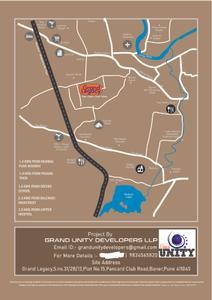 Image of 1582 Sq.ft 3 BHK Apartment / Flat for sale in Grand Legacy, Baner, Pune for Rs. 15500000
