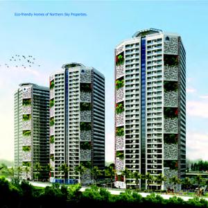 Image of 1200 Sq.ft 2 BHK Apartment / Flat for sale in Northern City B Block, Pumpwell, Mangalore for Rs. 9400000