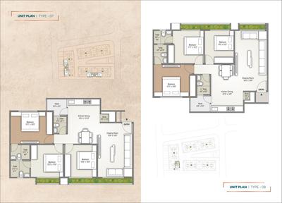 Image of 1485 Sq.ft 3 BHK Apartment / Flat for sale in Polaris Elina, Randheja, Gandhinagar for Rs. 6200000