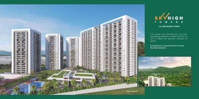 Image of 900 Sq.ft 2 BHK Apartment / Flat for sale in Mittal SkyHigh Towers D3, Hinjawadi Phase 2, Pune for Rs. 7200000