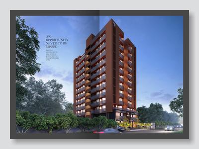 Image of 1755 Sq.ft 3 BHK Apartment / Flat for sale in Ashirwad Meera Skyvue, Raysan, Gandhinagar for Rs. 7500000