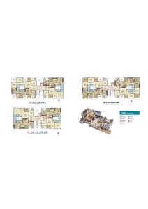 Image of 1680 Sq.ft 3 BHK Apartment / Flat for sale in Swaraaj Paradise Phase I, Pimple Saudagar, Pune for Rs. 8900000