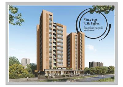 Image of 1674 Sq.ft 3 BHK Apartment / Flat for sale in Param Paarijat Skyz, Sargasan, Gandhinagar for Rs. 7500000