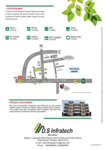 Image of 1100 Sq.ft 2 BHK Apartment / Flat for sale in DS Sigma 2, Lohgarh, Zirakpur for Rs. 4600000