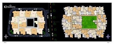 Image of 795 Sq.ft 2 BHK Apartment / Flat for sale in Creations Manchester, Chelliamma Nagar, Chennai for Rs. 6000000