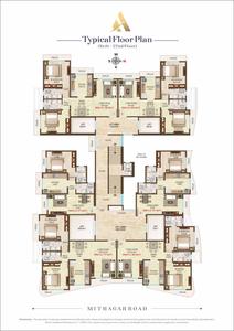 Image of 850 Sq.ft 2 BHK Apartment / Flat for sale in Shree Samruddhi Aishwarya Height, Mulund East, Mumbai for Rs. 16500000