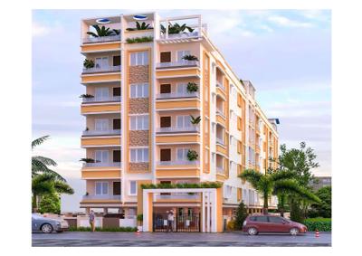 Image of 900 Sq.ft 3 BHK Apartment / Flat for sale in Sky Touch Apartment, Dunlop, Kolkata for Rs. 5700000