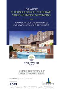 Image of 955 Sq.ft 2 BHK Apartment / Flat for sale in EON Riverwood Park Building No 2, Sagarli Gaon, Thane for Rs. 7650000