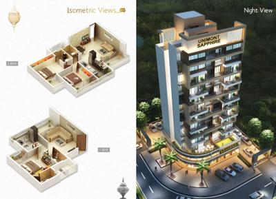 Image of 1150 Sq.ft 2 BHK Apartment / Flat for sale in On Request , Ulwe, Navi Mumbai for Rs. 12000000