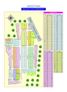 Image of 5535 Sq.ft Residential Plot / Land for sale in Krisshna Construction Abirami Gardens, Vellalore, Coimbatore for Rs. 675000