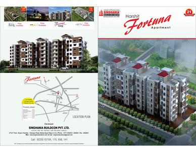 Image of 1600 Sq.ft 3 BHK Independent House for sale in Singhania Harshit Fortuna Apartment, Hirapur Colony, Raipur for Rs. 4900000