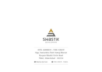 Image of 2512 Sq.ft 4 BHK Apartment / Flat for sale in Swastik The Crest, Nikol, Ahmedabad for Rs. 29500000