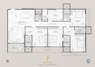 Image of 850 Sq.ft 2.5 BHK Apartment / Flat for sale in Tanishq Palatina, Ghatkopar East, Mumbai for Rs. 31500000