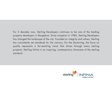 Sterling Infinia Brochure 5
