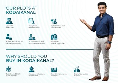 Image of 9255 Sq.ft Residential Plot / Land for sale in Casagrand Hillmont, Pallangi, Kodaikanal for Rs. 6941250