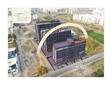Image of 1050 Sq.ft 3 BHK Apartment / Flat for sale in Everest Trinity, Bhayli, Vadodara for Rs. 5400000