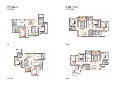 Image of 2200 Sq.ft 4.5 BHK Apartment / Flat for sale in Lodha Bellagio, Powai, Mumbai for Rs. 85000000