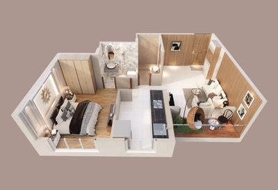 Image of 865 Sq.ft 3 BHK Apartment / Flat for sale in Southfield Datta Ashoka, Thane West, Thane for Rs. 16283000
