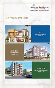 Image of 1750 Sq.ft 4 BHK Apartment / Flat for sale in Evermark Diamond Residency 2 by Evermark Realtors, Sector 73, Noida for Rs. 8750000