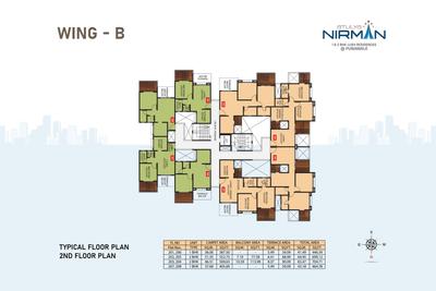 Image of 500 Sq.ft 1 BHK Apartment / Flat for sale in Shevi Atulya Nirman A B Wing, Tathawade, Pune for Rs. 4800000