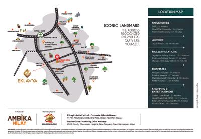 Image of 418 Sq.ft 1 RK Apartment / Flat for sale in A3Logics Eklavya, Tonk Road, Jaipur for Rs. 4000000