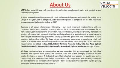 Umiya Velociti Brochure 2
