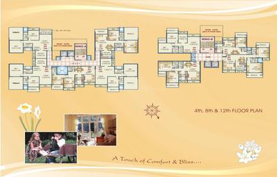 Image of 980 Sq.ft 2 BHK Apartment / Flat for sale in Juhi Residency, Kamothe, Navi Mumbai for Rs. 11300000
