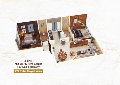 Image of 900 Sq.ft 2 BHK Apartment / Flat for sale in Shwesh Champaran, Matunga East, Mumbai for Rs. 41500000