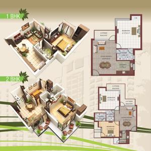 Image of 1100 Sq.ft 2 BHK Apartment / Flat for sale in N P Sanskar City, Sunrakh Bangar, Vrindavan for Rs. 8500000