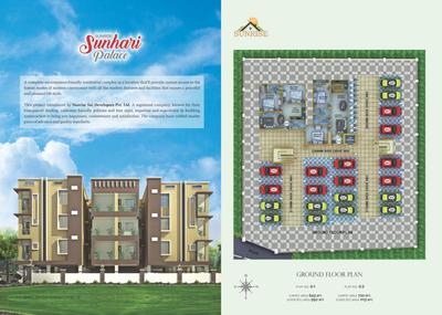 Image of 1472 Sq.ft 3 BHK Apartment / Flat for sale in Sunrise Sunhari Palace, Danapur, Patna for Rs. 9500000