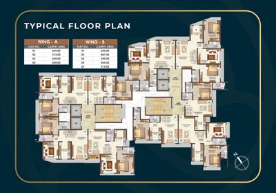 Image of 609 Sq.ft 2 BHK Apartment / Flat for sale in Kaveri Heights, Ghatkopar East, Mumbai for Rs. 16000000