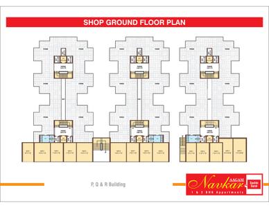 Image of 732 Sq.ft 2 BHK Apartment / Flat for sale in Aagam Navkar, Sachin, Surat for Rs. 1200000