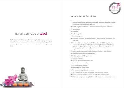 Image of 1703 Sq.ft 3 BHK Apartment / Flat for sale in AIPL Zen Residences, Sector 70A, Gurgaon for Rs. 29000000