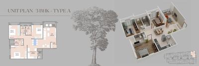 Image of 1082 Sq.ft 2 BHK Apartment / Flat for sale in Priveus Nirman Shreyas, Shivaji Nagar, Pune for Rs. 20500000