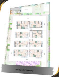 Image of 1670 Sq.ft 3 BHK Apartment / Flat for sale in BLR Kaakatiya Diamond Heights, Kollur, Hyderabad for Rs. 8684000