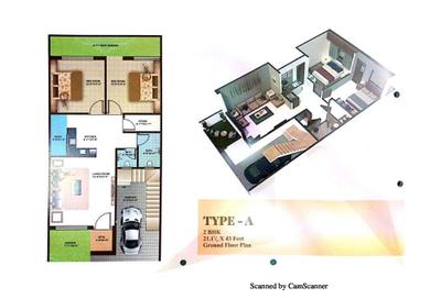 Image of 1100 Sq.ft 2 BHK Independent House for sale in Ms Entire Tanishq Residency, Andada, Ankleshwar for Rs. 4551000