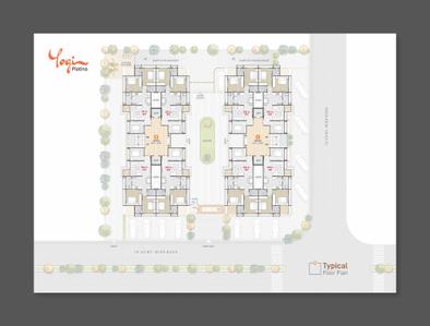 Image of 1629 Sq.ft 3 BHK Apartment / Flat for sale in Yogi Platina, Sargasan, Gandhinagar for Rs. 8000000