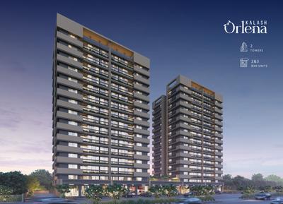 Image of 2000 Sq.ft 3 BHK Apartment / Flat for sale in Dhiva Kalash Orlena, Adalaj, Gandhinagar for Rs. 7511000