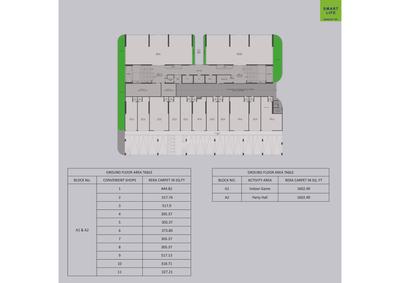 Image of 700 Sq.ft 2 BHK Apartment / Flat for sale in Sangath Smart Life I, Gujarat International Finance Tec City, Gandhinagar for Rs. 12000000