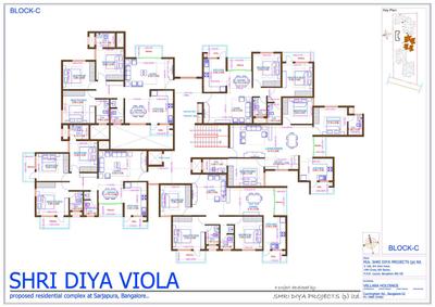 Image of 1260 Sq.ft 3 BHK Apartment / Flat for sale in Shri Viola, Kadagrahara, Bengaluru for Rs. 7000000