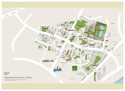 Image of 900 Sq.ft 2 BHK Apartment / Flat for sale in Hiranandani Obelia A AND Obelia B, Thane West, Thane for Rs. 10000000