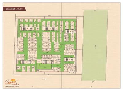 Image of 1413 Sq.ft 2 BHK Apartment / Flat for sale in Sunrise Exotica, Hanspura, Ahmedabad for Rs. 4951000