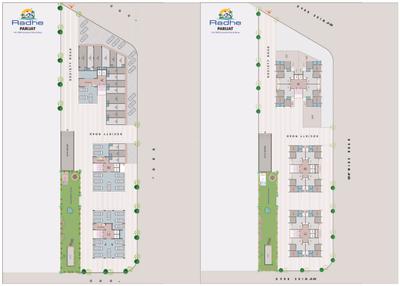 Image of 1800 Sq.ft 3 BHK Apartment / Flat for sale in Vastu Radhe Parijat, New Maninagar, Ahmedabad for Rs. 5800000