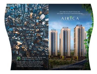 Image of 1600 Sq.ft 3 BHK Apartment / Flat for sale in Airica Tower 4, Kanjurmarg West, Mumbai for Rs. 36000000