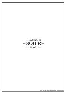 Image of 1720 Sq.ft 3 BHK Apartment / Flat for sale in Westwoods Platinum Esquire, Ulwe, Navi Mumbai for Rs. 22500000